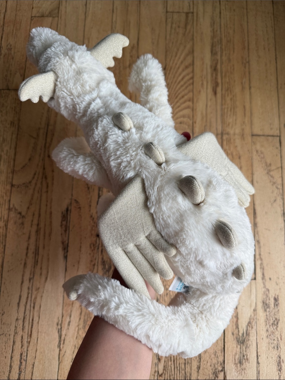 NWT RARE RETIRED Large Jelly Cat Snow Bunny